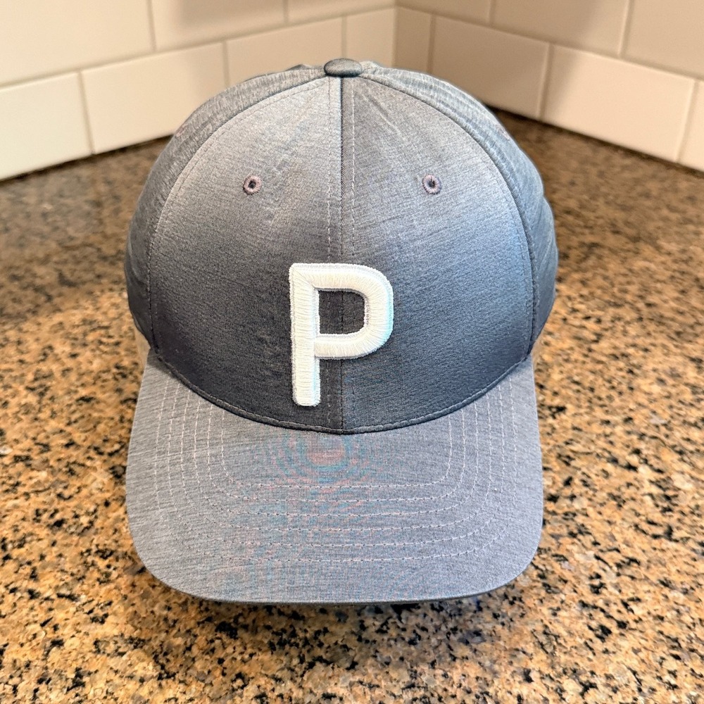 Puma Golf Tour Hat Cap Snapback Gray